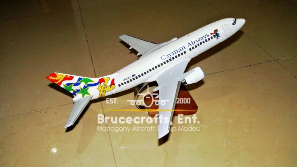 Model of B737-300 Cayman Airways with detailed craftsmanship.